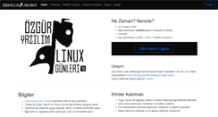 Desktop Screenshot of ozguryazilimgunleri.org.tr